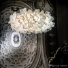 Nordic kreative Kristall Kronleuchter Pendelleuchten vertraglich Lampen, moderne romantische Kunst Restaurant Droplight, drei Farben einstellbar
