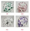 Fashion Multicolor Latex Sequins Filled Clear Balloon Novelty Kids Toys Beautiful Birthday Party Wedding Decorations