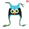 wholesale Toddler Owl Ear Flap Crochet Hat Children Handmade Crochet OWL Beanie Hat Handmade OWL Beanie Kids Hand Knitted Hat