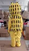 2018 Wysokiej Jakości Hot Yellow Cat Dorosłych Rozmiar Maskotki Kostium Kostium Kostiumy Kostiumy Dzieci Dzieci Urodziny Party Cat Mascot Darmowa Wysyłka