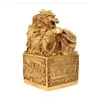 銅ドラゴンインディアシールオープニングYuxi Zhaocai Xianglong Kowloon Transportation Feng Shui Ornaments2945435