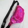 DHL30pcs Waist Bag Women Sliver Shinny Starry Sky Sparkle Metallic Holographic Fanny Pack 6Colors