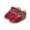 2017 Autunno Neonate suola morbida mocassini per bambini in pelle pu scarpette da culla primi camminatori Mary Jane Princess Ballet Shoes