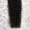 Natural Curly Wave Pred Bond Kératine Extension de cheveux humains 100g 1g / Strand Curly Pre Bonded On Capsule I Tip Extension de cheveux Kératine