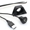 USB Extension Lead Cable For Car Dashboard Mounting Panel Installation Auto Dash Board Adapter M/F Cables 1M