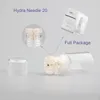 Pakken Hydra Naald 20 Pins Serum Applicator Aqua Goud Microchannel Mesotherapie Tappy Nyaam Fine Touch Microneedle Roller