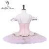 Traje de tutú de panqueque de Cascanueces de niño rosa, traje de escenario de Ballet profesional para mujeres adultas, panqueque BT9044D
