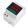 Freeshipping AC 110V 220V DIN RAIL 100A KWH Energie Strom Stromzähler Amperemeter Voltmeter Top Qualität