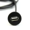USB-förlängningsledningskabel för monteringsanordning för bilpanel Monteringspanel Installation Auto Dash Board Adapter M / F-kablar 1m