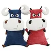 Dorimytrader Big Anime Cow Plush Pillow Toy Giant Soft Cute Pchane mleczne Cow Animals Doll For Children Prezent 50 cm 70 cm 120 cm DY614918266982