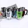 6 Farben 350 ml selbstrührende Becher Edelstahl Lazy Cup Küche Esszimmer Becher Auto-Mixing Tee Kaffeetasse Bürobecher Hfestival Geschenke