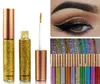 Makyaj Glitter EyeLiner Parlak Uzun Ömürlü Sıvı Eyeliner Pırıltılı göz astarı Göz Farı Kalemler 10 renk seçmek için DHL