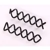 3PCS Spirale Spin Schraube Pin Haar Clip Haarnadel Twist Haarspange Schwarz Haar Zubehör Metall Clip Donut Brötchen Platte gemacht Werkzeuge