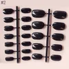 Acrylic Nails false nail tips Designer Fashion False French Nail 24 Pcs 24 Hand Painted False Nails