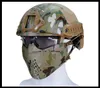 قابلة للطي نصف الوجه Mesh Mask Mask مريحة تكتيكية تكتيكية السفلى الوجه الوجه Airsoft Mask2667373