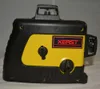 Freeshipping 12 Line Laser Level 360 Vertikal och Horisontell Självnivån Cross Line 3D Laser Level Red Beam med litiumbatteri