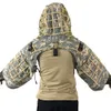 Rocotactical Ghillie Suit Foundation Ripstop Fabric Camouflage Tactical Sniper Coat Viper Hoods CP Multicam/Woodland