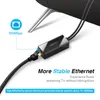 Ugreen Chromecast 이더넷 어댑터 Google Chromecast 2 용 RJ45 to USB 2.0 Ultra Audio 2017 TV Stick 마이크로 USB 네트워크 카드