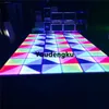 4 stycken 432pcs * 5mm nattklubb dansgolv RGB DMX Vattentät bröllop LED Dansande golvstegsljus