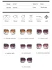 Metallverstärkungskatze Auge Sonnenbrille Frauen Modetöne UV400 Marke Big Frame Square Suns Designer Sonnenbrillen227n