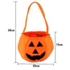 Halloween Pumpkin Bags Hallowmas Sacks Gift Bags Drawstring Candy Bag Tricks Or Halloween Party Favor7724533