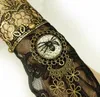 Hot New European And American Vintage Black Spider Web Lace Lady's Armband med Fingerhandskar Halloween Tillbehör Klassisk Chic Elegans