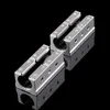 4pcs lot SBR12LUU 12mm open type linear case unit linear block bearing blocks for cnc router 3d printer parts254r