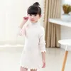 キッズガールズセーター秋冬暖かい長袖幼児ガールトップスプルille子供服服暖かいセーターファッション