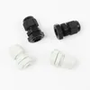 10 pcs Suyep PG7 Preto Branco Cabo Glandos Conectores De Nylon Ajustável À Prova D 'Água Juntas Com Gaxetas 3-6.5mm Para Aparelhos Elétricos