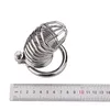 Manlig kyskhetsanordning 50mm Scrotum Cock Ring Penis Ring Lock Dick Bondage Chastity Cage penis ärm sexleksaker för män Vuxen spel Y1892804