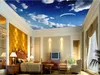 Customization Crescent star 3D Ceiling Mural Wallpaper Hotel Living Room European Style Decor Luxury Wallpaper