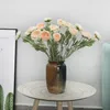 Artificiale Inghilterra Ranunculus Asiaticus Fiori di rosa di seta 3 teste Fiore finto Decorazione di nozze per la casa Decorazioni da giardino Flores