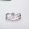 Yhamni Silver Rings for Women Engagement Wedding Ring Purplepinkbluediamond Rings Pure 925 Sterling Silver Fashion Jewelry QJ033979649198