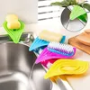 Kitchen Sink Sponge Holder Multifunctional Slip Ring Leaf shape Leaves Soap Box Drain And Clean Soap Dishes