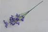 60cm Gypsophila Babys Breath Fiori di seta finti artificiali Pianta Decorazione di nozze per la casa 3 colori Bianco Beige Viola
