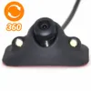 HD CCD Vision nocturne 360 degrés caméra de recul de voiture caméra avant vue de face caméra de recul de recul 2 LED