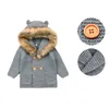 Camisolas da moda de inverno para cardigãs de bebê outono com capuz de jackets de malha de malha de desenho animado urso crianças roupas de manga comprida