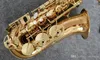 Ny märke guldpläterad Yanagisawa A-992 WO20 alto saxofon Professionella musikinstrument Sax med munstycke, Väska, Tillbehör