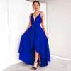 Abiye Yeni Maxi Elbiseler Kadın Mizaç Geri Kayış Uzun Akşam Elbise Maxi Dressse Derin V yaka Parti Elbise Backless Sling Etek