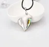 Collier pendentif coquille d'ormeau naturel coloré coeur chandail chaîne collier bijoux saint valentin fête des mères cadeaux