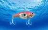 LED Lighting Fish Shape VIB Tonący przynęty z ostrym hakiem Deepwater Fishing Flashing Lampa Tackle Hook Outdoor