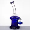 Szkło Bong Rura wodna Dab Rig Oil Rigs 14mm Female Rury Bongs Zlewki Zlewki Bubbler Jet Bent Neck 933