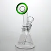 Mini Beaker Bongs Glass Bong Hookahs Water Pipe Smoking Water Pipes with 14mm Joint Dry Bowl