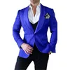 Mode Vit Embossing Groom Tuxedos Sjal Lapel Groomsman Bröllop 3 Piece Suit Män Business Prom Jacka Blazer (Jacka + Byxor + Tie + Vest) 88