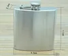 Mat siyah 6oz Likör Hip Flask Vidalı Cap,% 100 paslanmaz çelik, lazer kaynak, Kişiselleştirilmiş logo Ücretsiz