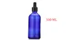 Blue Glass Liquid Reagent Pipette Bottles Eye Dropper Aromatherapy 5ml-100ml Essential Oils Perfumes bottles wholesale free DHL