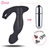 10 vitesses Vibrant Anal sex toys Prostate Massager Anal Butt Plug Dildo Vibrator retarder l'éjaculation Anneaux Adult sex toys pour hommes Y1890804