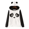 2018 Mooie Panda Hoodies Dames Lente Herfst Hooded Sweatshirt Hoge Kwaliteit Fleece Casual Pullovers Jumper Tops Sudadera Mujer L18100704