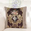 European Jacquard Decorative Vintage Cushion Covers for Sofa Chair Cushion Fashion Simple Home Office Pillow Cover