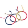 JLN Multi-Colors Buddhism Vajrayana knot Adjustable Bracelet Handmade Cotton Rope Lucky Knots Tibetan Bracelets For Man And Woman